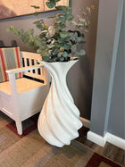 Tall Floor Vase Decorative Large Spiral Elegant 28 Inch Floor Vase