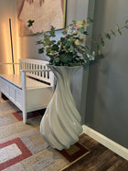 Tall Floor Vase Decorative Large Spiral Elegant 28 Inch Floor Vase