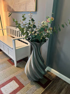 Tall Floor Vase Decorative Large Spiral Elegant 28 Inch Floor Vase