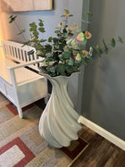 Tall Floor Vase Decorative Large Spiral Elegant 28 Inch Floor Vase