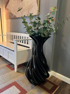 Tall Floor Vase Decorative Large Spiral Elegant 28 Inch Floor Vase