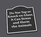 Fish Tank and Aquarium Warning Sign For Protection And Safety Of Animals