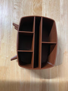 Mid Century Modern Mini TV Desk Stand Organizer Stand Unit for Bedroom Office