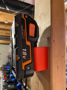 RIDGID 18v Compatible Tool & Battery Wall Mount Bracket Hangers