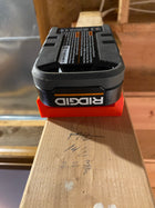 RIDGID 18v Compatible Tool & Battery Wall Mount Bracket Hangers