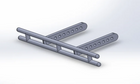 Axial 1/10 Axial SCX10 Rear Bumper Replacement Part