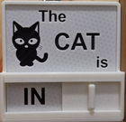Cat Outside Inside Reminder Sign