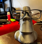 Moai Head Eyeglass Stand