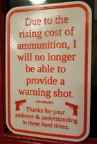 Ammo Sign