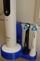 Oral B IO Brush + Head Holder for round base / wall mount / countertop organizer