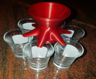 6 Way Shot Dispenser + Liquor Dispenser