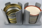 Kitchen Canning Organization Tray Wide Mouth Canning Jar Lid Stackers Set of 2