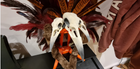 Raven Skull | Desk Decor