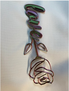 Valentine Love Rose | Cursive Love Rose