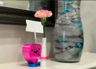 Cute heart Holding Single Flower Vase