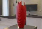Petals Of Passion | Vase Covered In Hearts | Valentine's Day