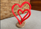Two Hearts That Start Apart, But Belong Together | Valentine's Day Gift | Decor