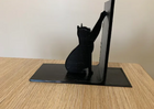 Cat Silhouette Book Shelf End | Book Storage | Book Display