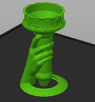 Liberty's Torch Planter With Base Ring For Support