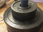 Simple Dumbell Plate Stand