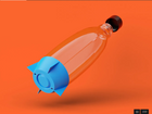 Bottle Rocketship Base Compatible With Sodastream Bottles