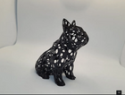 Low Poly Voronoi French Bulldog Statue