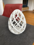Easter Egg With Screw-Off Bottom Cap