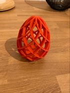 Easter Egg With Screw-Off Bottom Cap