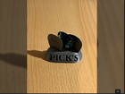 Desktop Pick holder For 3 Guitar Picks