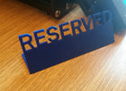 Table Reserved Sign