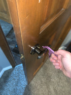 Touchless Door Opener Tool With Tip For Pressing Buttons and Lanyard / Keychain Slot Rubber Stylus Not Included.