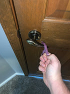 Touchless Door Opener Tool With Tip For Pressing Buttons and Lanyard / Keychain Slot Rubber Stylus Not Included.