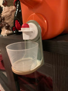 Lifehack cup holder laundry detergent and fabric softener gadget fits most economic sized containers