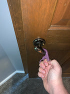 Touchless Door Opener Tool With Tip For Pressing Buttons and Lanyard / Keychain Slot Rubber Stylus Not Included.