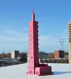 Taipei 101 - Taiwan Scaled 100% Accurate Model Miniature Tabletop Diorama Architecture