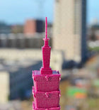 Taipei 101 - Taiwan Scaled 100% Accurate Model Miniature Tabletop Diorama Architecture