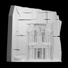 The Treasury at Petra, Jordan Scaled 100% Accurate Model Miniature Tabletop Diorama Architecture