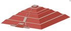 Teotihuacan (Pyramid of the Sun) - Mexico Scaled 100% Accurate Model Miniature Tabletop Diorama Architecture
