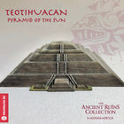 Teotihuacan (Pyramid of the Sun) - Mexico Scaled 100% Accurate Model Miniature Tabletop Diorama Architecture