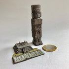 Tula (Pyramid of Quetzalcoatl) - Mexico Scaled 100% Accurate Model Miniature Tabletop Diorama Architecture