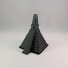 Tikal (Temple of the Great Jaguar) - Guatemala Scaled 100% Accurate Model Miniature Tabletop Diorama Architecture