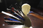 Julius Caesar Pen Holder and Pencil Holder Desktop Organizer