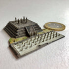 Tula (Pyramid of Quetzalcoatl) - Mexico Scaled 100% Accurate Model Miniature Tabletop Diorama Architecture