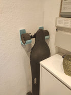Longboard Skateboard Wall Mount | Wall Mount | Apartment Space Saver | Electric Longboard | Skateboard Wall Mount | Life Hack