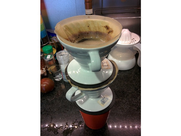 Coffee Cup Shim / Aeropress Mug Adapter / Aeropress Large Mug / Mug Drip  Filter Adapter / 3D Printed 