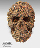 Aztec Mayan Death Skull Of Skulls Human Skull Artifact Skull Sculpture Desk Oranament Multiple Sizes And Colors Fast shipping guaranteed.