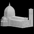Florence Cathedral - Firenze FI, Italy Full - Scaled 100% Accurate Model Miniature Tabletop Diorama Architecture Famous Hungarian Landmark