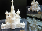 St. Basil's Cathedral - Moscow Russia Full - Scaled 100% Accurate Model Miniature Tabletop Diorama Architecture Famous Russian Building