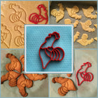 Rooster Cookie Cutter | Chicken | Fun Cookie Cutter | Fowl | Chicken Nuggets | Farm Animal | Farmer | Rural