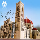Florence Cathedral - Firenze FI, Italy Full - Scaled 100% Accurate Model Miniature Tabletop Diorama Architecture Famous Hungarian Landmark